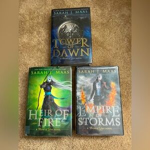 1st Edition Hardcover 3 Throne of glass books in series! Sarah J Maas